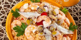 Cous cous al sapore di pesce