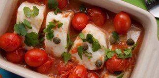 Filetti di merluzzo alla mediterranea