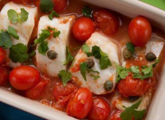 Filetti di merluzzo alla mediterranea