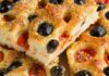 Focaccia con olive e pomodoro - RicettaSprint