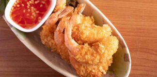 Gamberetti fritti al panko