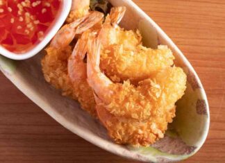 Gamberetti fritti al panko