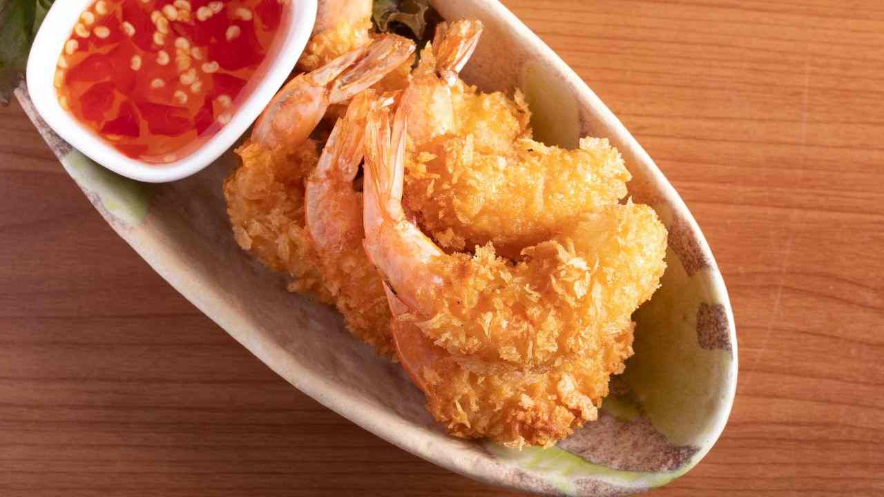 Gamberetti fritti al panko