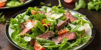 Insalata con straccetti di manzo