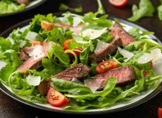 Insalata con straccetti di manzo