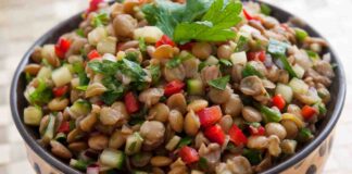 Insalata di lenticchie RicettaSprint