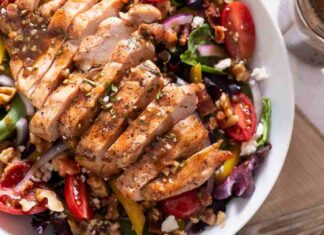 Insalata di pollo con frutta secca RicettaSprint