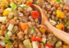 Insalata lenticchie con peperoni e cetriolo RicettaSprint