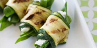 Involtini di zucchine con formaggi e spinaci RicettaSprint