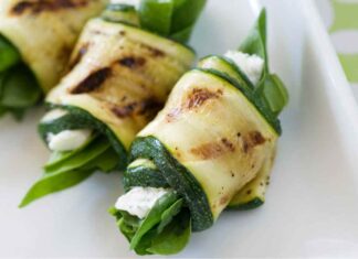 Involtini di zucchine con formaggi e spinaci RicettaSprint