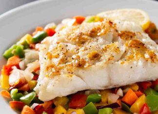 Merluzzo gratinato con verdure RicettaSprint