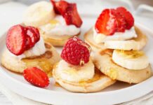 Mini pancake per tutti non si fa differenza, gli intolleranti al lattosio e i celiaci gioiranno, che colazione super inclusiva Mini pancake senza lattosio e gluten free RicettaSprint