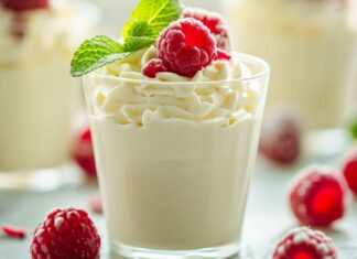 Mousse al cioccolato bianco