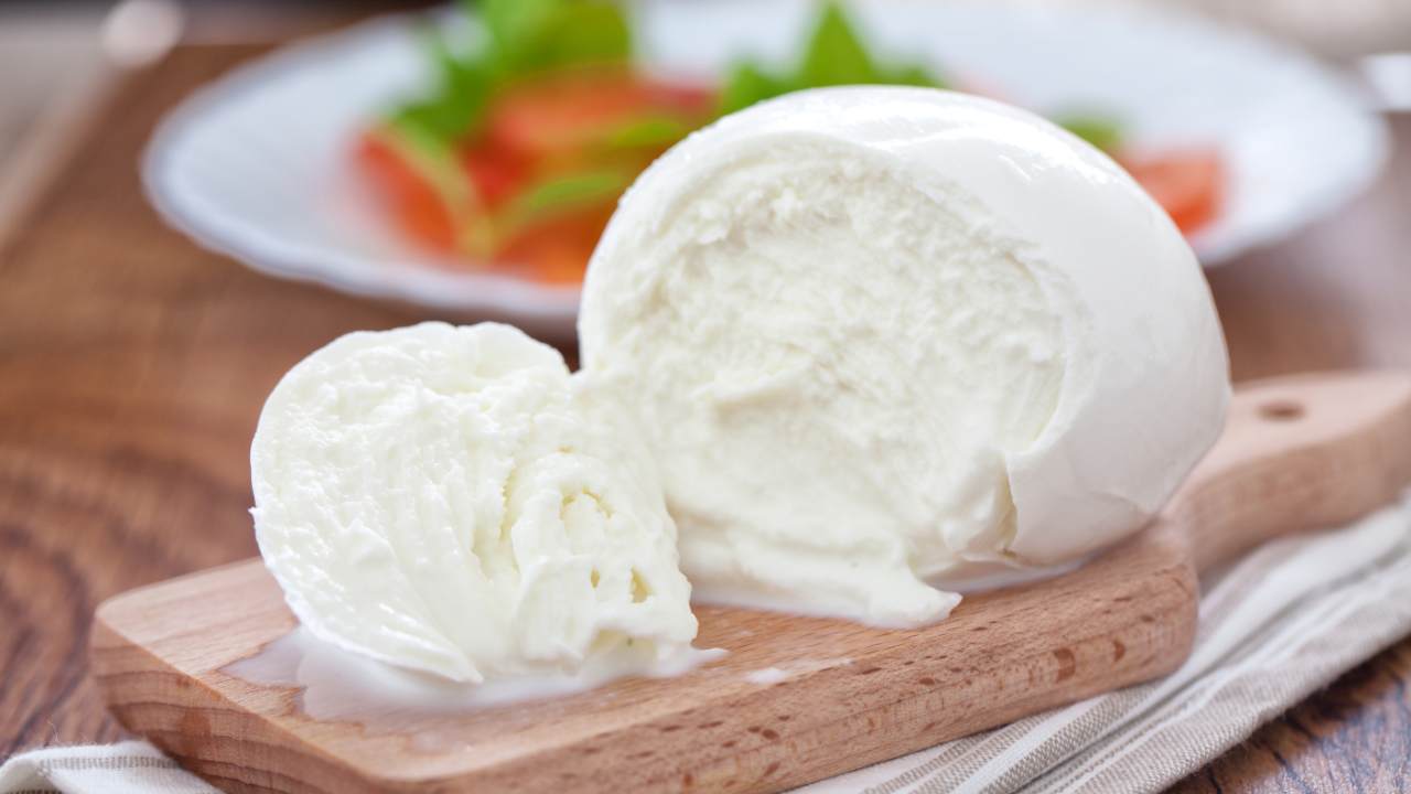 Una mozzarella fresca