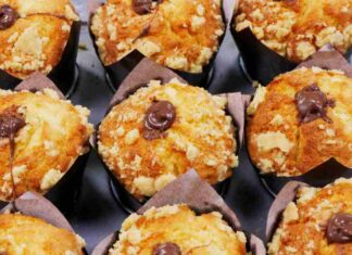 Muffin morbido alla Nutella