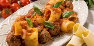 Paccheri con le polpettine