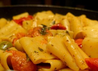 Paccheri gamberi peperoni RicettaSprint
