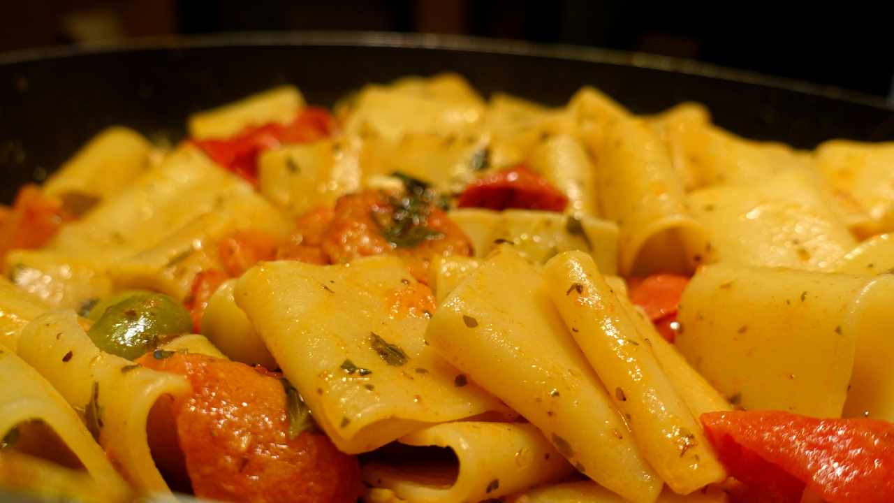 Paccheri gamberi peperoni RicettaSprint
