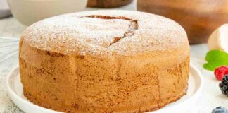 Pan di spagna al limone