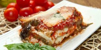 Parmigiana di melanzane non fritte
