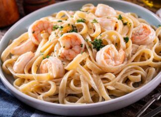 Pasta con i gamberetti - RicettaSprint
