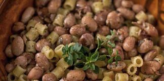 Pasta e fagioli in estate