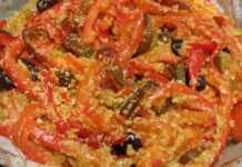 Ricetta originale e light i peperoni cotti così sono una garanzia, mangi e non ingrassi un grammo, il contorno dell’estate Peperoni gratinati al forno RicettaSprint