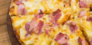 Pizza patate prosciutto padella RicettaSprint