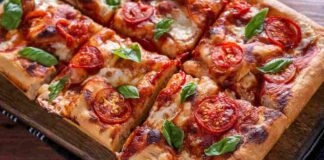 Pizza senza impasto e lievitazione