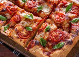 Pizza senza impasto e lievitazione