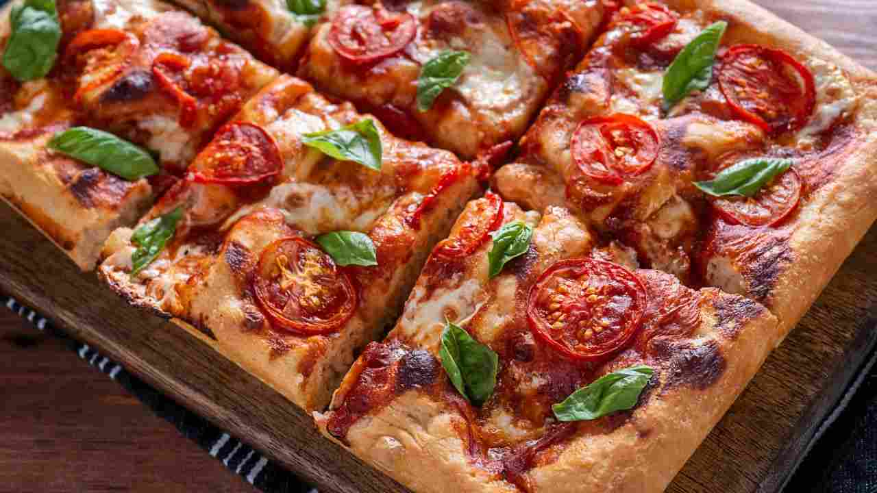 Pizza senza impasto e lievitazione