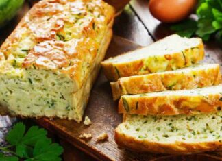 Plumcake salato al latte e zucchine
