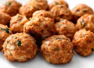 Polpette di ceci al forno