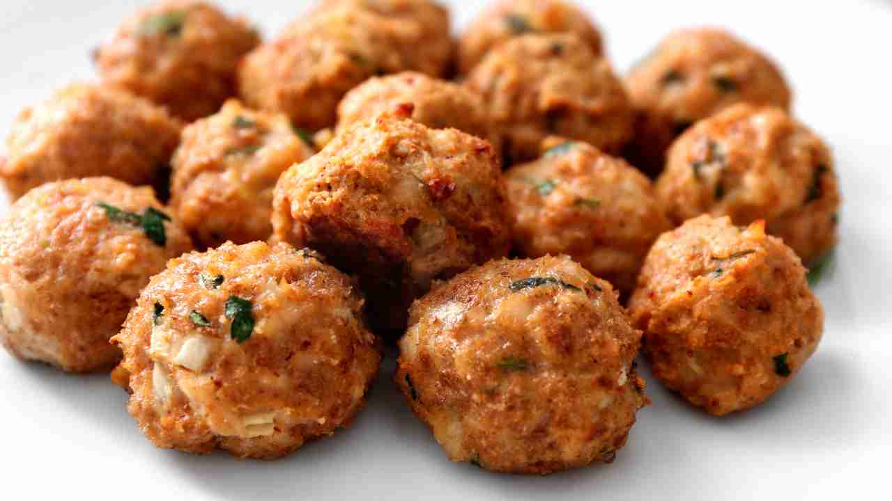 Polpette di ceci al forno