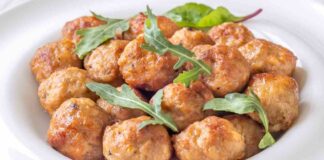 Polpette di pollo al limone leggere