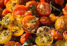 Pomodori al forno da conservare in frigo Pomodori arrostiti RicettaSprint