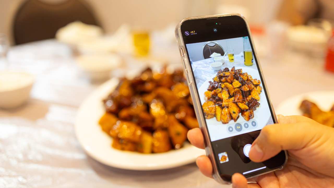 Una foto social di cibo