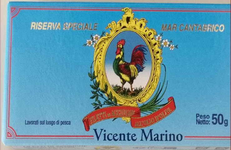 Una confezione dei filetti di acciughe richiamati