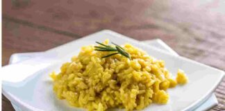 Risotto allo zafferano e limone