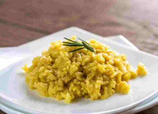 Risotto allo zafferano e limone