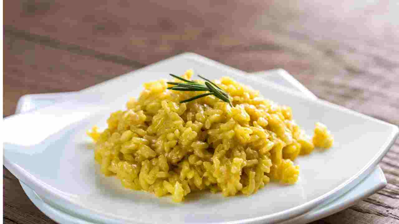 Risotto allo zafferano e limone