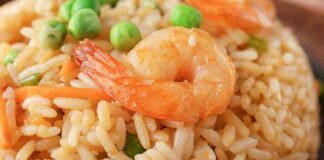 Risotto con i gamberi pronto in 10 minuti