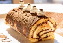 Rotolo al tiramisù con cioccolato RicettaSprint