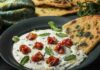 Salsa al formaggio e yogurt con schiacciata RicettaSprint