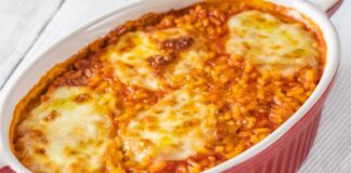 Sformato di riso con pomodoro