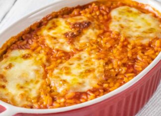 Sformato di riso con pomodoro