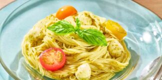 Spaghetti alla caprese