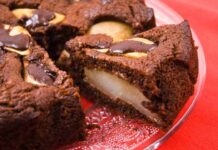 Torta cioccolato e pere gluten free -ricettasprint.it