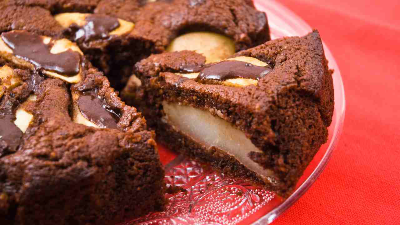 Torta cioccolato e pere gluten free RicettaSprint