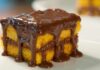Torta di carote e Nutella con glassa al cioccolato fondente